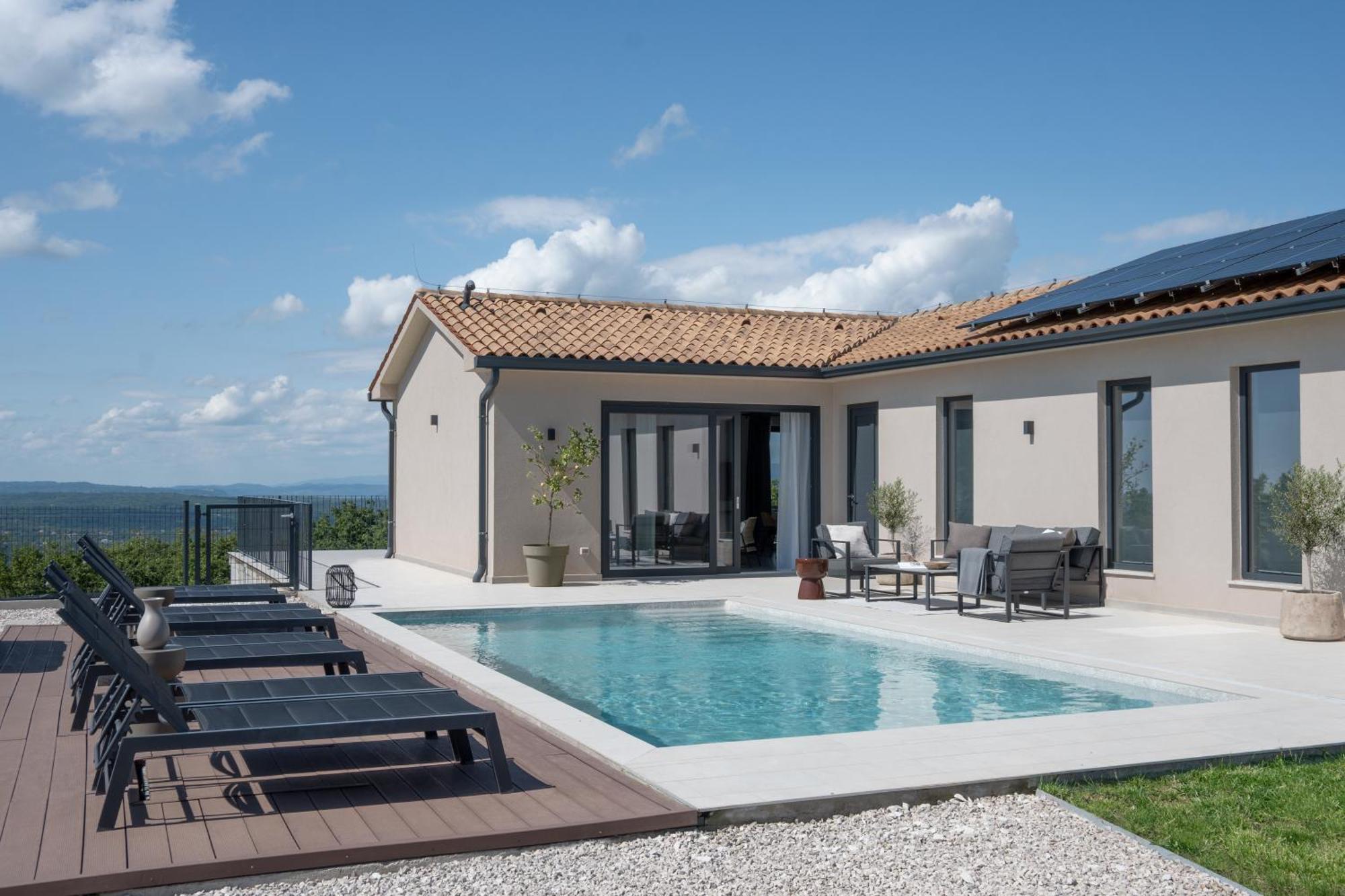 Villa Tonka With Jacuzzi Sauna And Private Pool Labin  Exterior foto