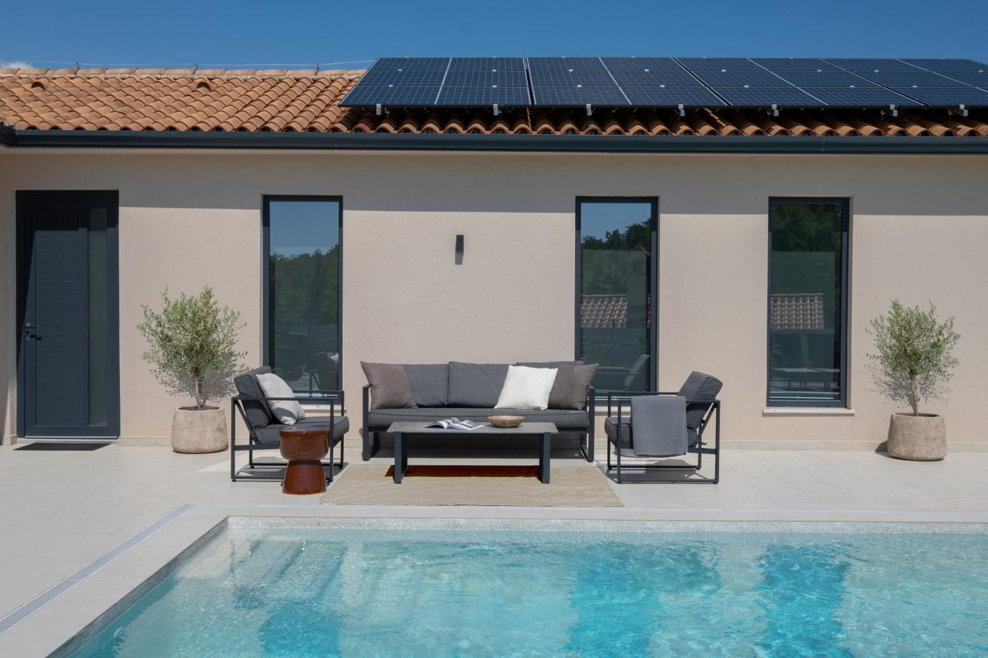 Villa Tonka With Jacuzzi Sauna And Private Pool Labin  Exterior foto