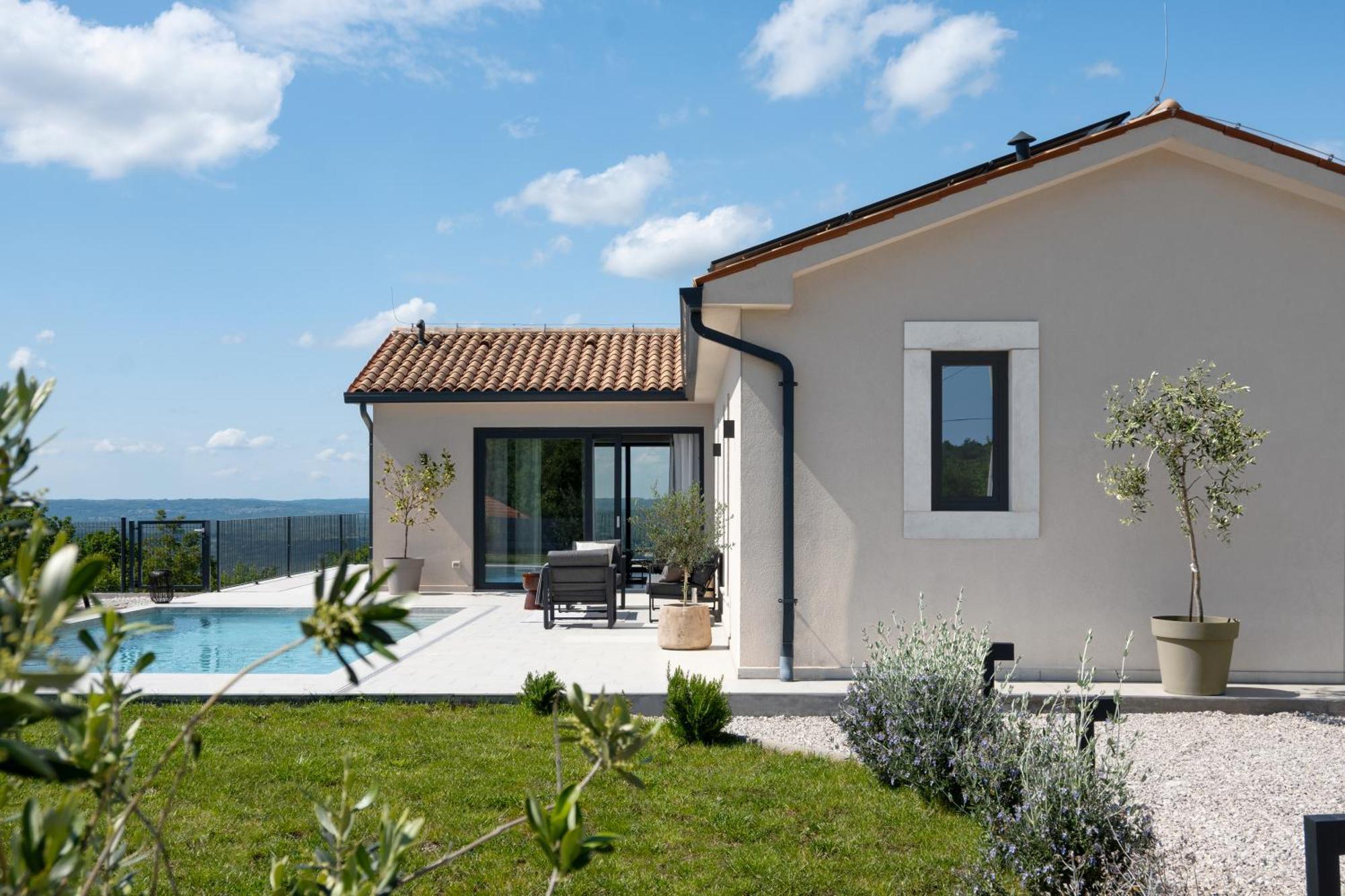 Villa Tonka With Jacuzzi Sauna And Private Pool Labin  Exterior foto